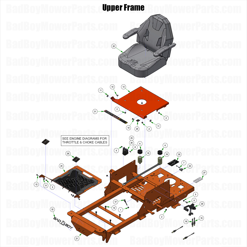 2025 ZT Elite - Upper Frame